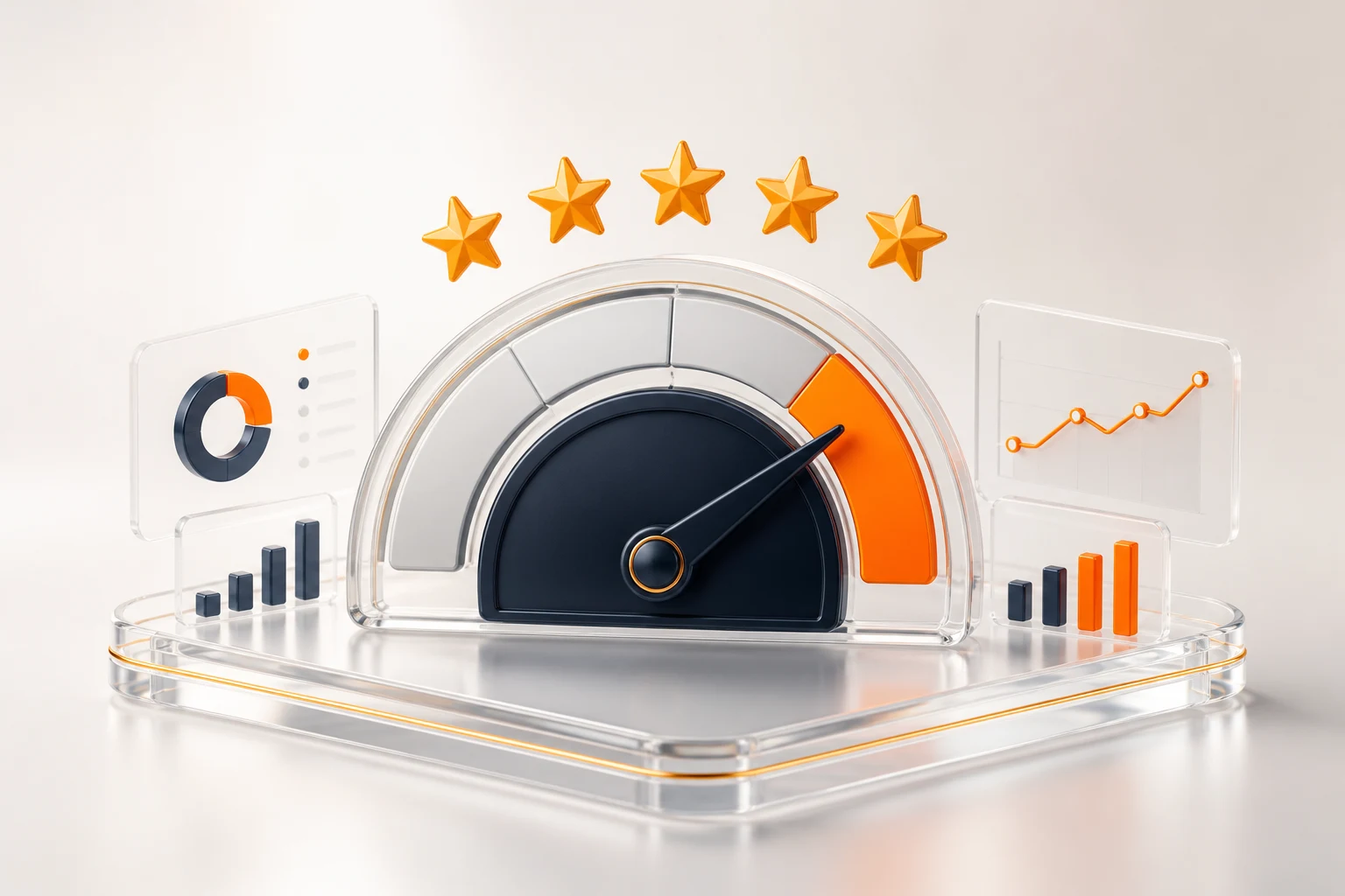 3D-инфографика эффективности сайтов